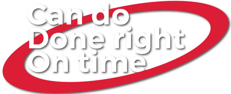 Done right and on time.